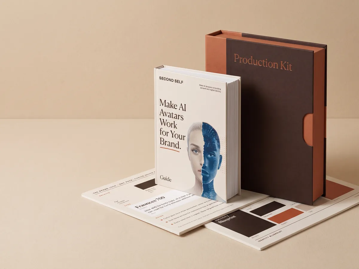The Second Self Guide and Production Kit shown together as printed materials